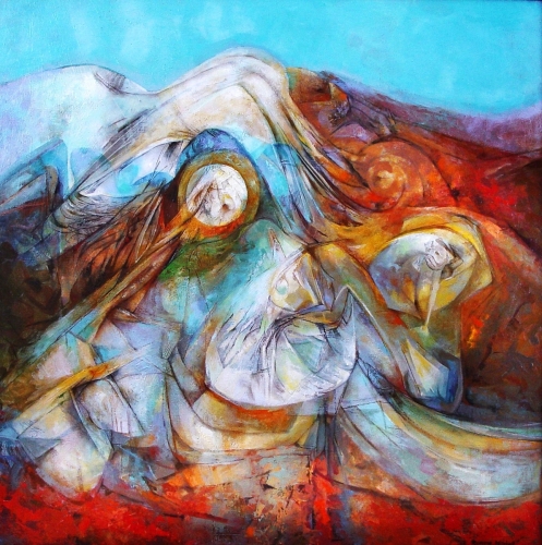 Painting-Oil-Spirit of the Mountain