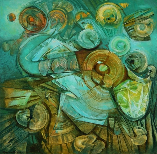 Painting-Oil-Radial Motion