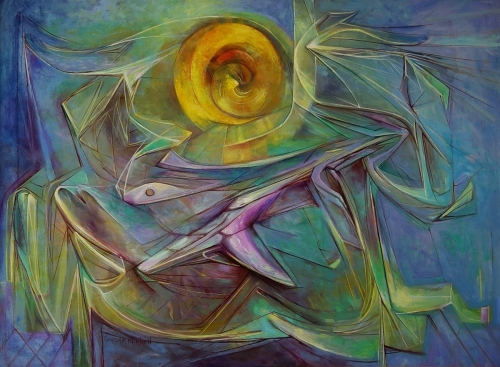 Painting-Oil-Solar Wind
