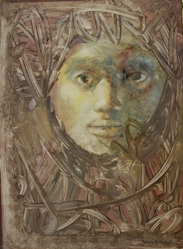 Print Making-Monoprint-African Girl
