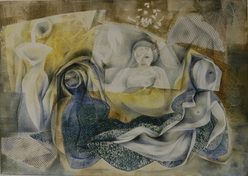 Print Making-Monoprint-Women