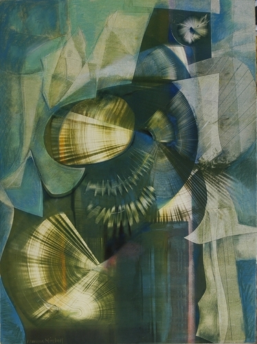 Print Making-Monoprint-Inner Unfolding