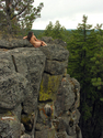 Photography--Color-NudeCliff-top Repose 9608