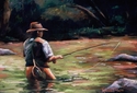 Painting--Pastels-FigurativeOn the Raritan