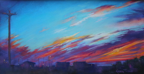 Painting-Landscape-Night Lights