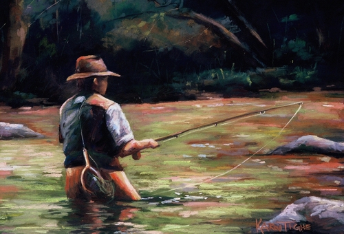 Painting-Figurative-On the Raritan