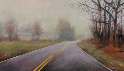 Painting-Landscape-The Way Home