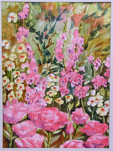 SOLD_Roses 'n Fox Glove