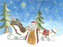 Santa with Bear