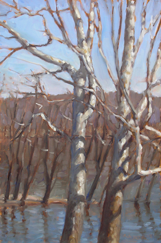 Painting-Abstract-Sycamores