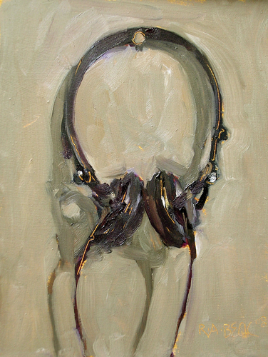 Painting-Abstract-Headphones