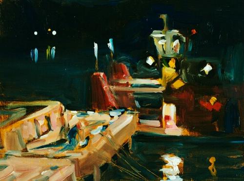 Painting-Impressionism-Fleet Tug