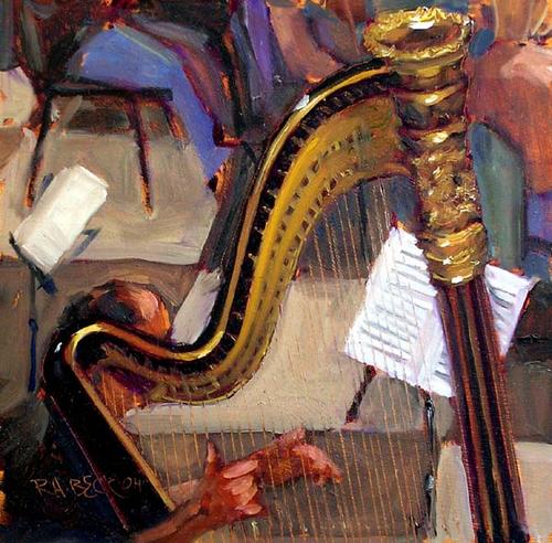 Painting-Impressionism-Harp Song