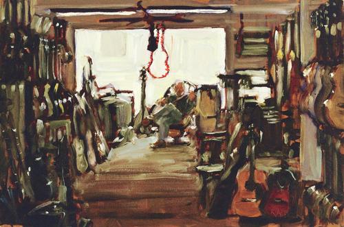 Painting-Impressionism-Jeff's Guitar Store