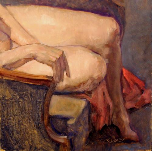 Painting-Impressionism-Nude, Hand