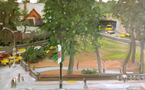 Painting-Impressionism-cross-street
