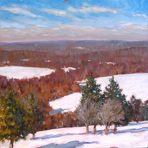 Painting-Landscape-February Snow