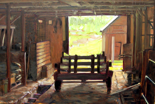 Painting-Impressionism-Wagon View