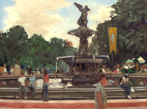 Painting-Impressionism-fountain