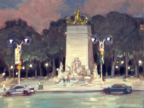 Painting-Impressionism-Maine Monument
