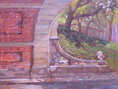 Painting-Impressionism-Shelter From The Rain