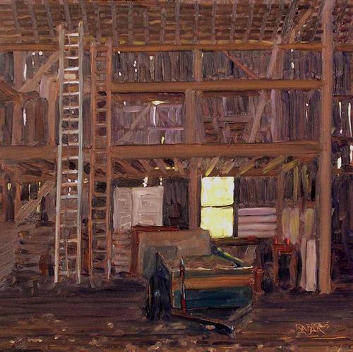 Painting-Genre-King's Oak Barn