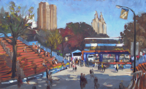 Painting-Landscape-finish line
