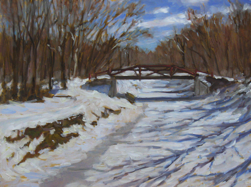Painting-Allegorical-Canal Snow