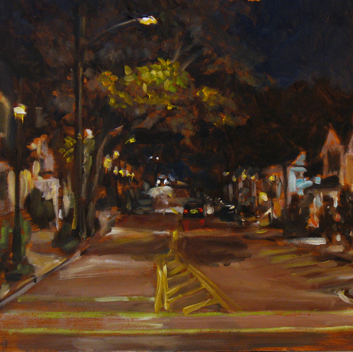 Painting-Allegorical-Stockton Night