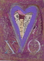 Mixed Media--On Paper-RepresentationalPurple 2