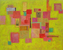 Mixed Media--On Canvas-Non-representationalBridesmaid 1