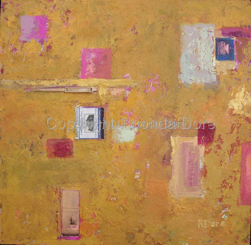 Mixed Media-Non-representational-Refugee from the Pony Room