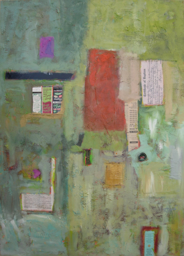 Painting-Abstract-Village Lights