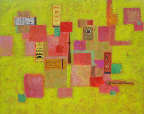 Mixed Media-Non-representational-Bridesmaid 1