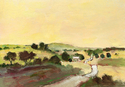 Painting--Oil Pastels-Landscape#289