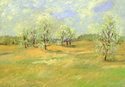 Painting--Oil Pastels-Landscape#254