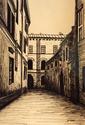 Drawing--Paper-LandscapeA Street In Old Krakow
