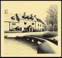 Drawing--Ink-LandscapeLower Slaughter