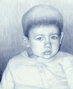 Drawing--Pencil-PortraitKousuke (the artist's younger son)
