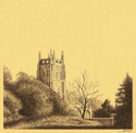Print Making--Giclee-LandscapeFairford Church