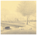 Print Making--Giclee-LandscapeBourton-on-the-Water 2 (detail)
