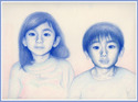 Drawing--Paper-PortraitMizuki and Shouto