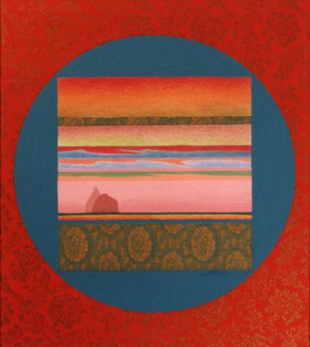 Painting-Landscape-Tengu-iwa II