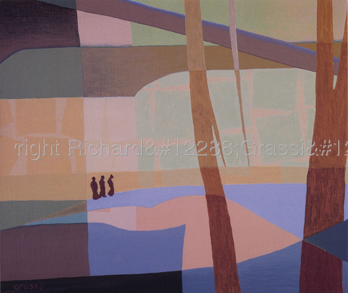 Print Making-Figurative-Kirishima: Edge Of The Forest (study)