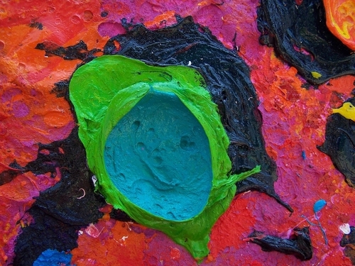 Painting-Abstract-Detail of 