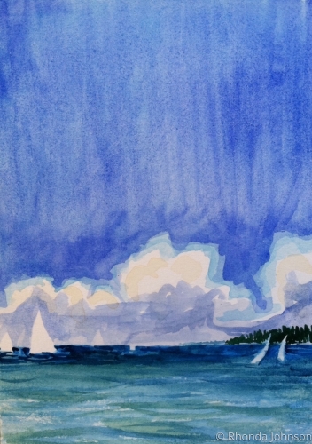 Sky Water Watercolor Series 2011