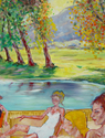 Painting--Oil-ImpressionismCalifornia Cafe