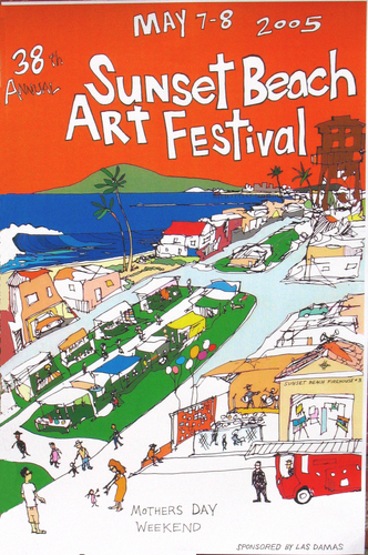Drawing-Design-Sunset Beach Art Festival