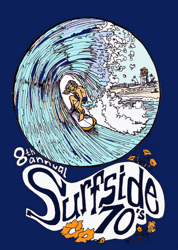 Drawing-Figurative-Surfside Seventies 8 poster art