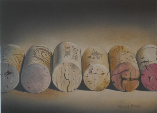 Corks in a Row